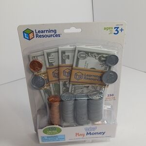 Learning Resources Pretend & Play Money for Kids 150 Pieces